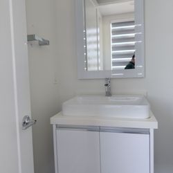 Bathroom Vanity With Sink & Mirror