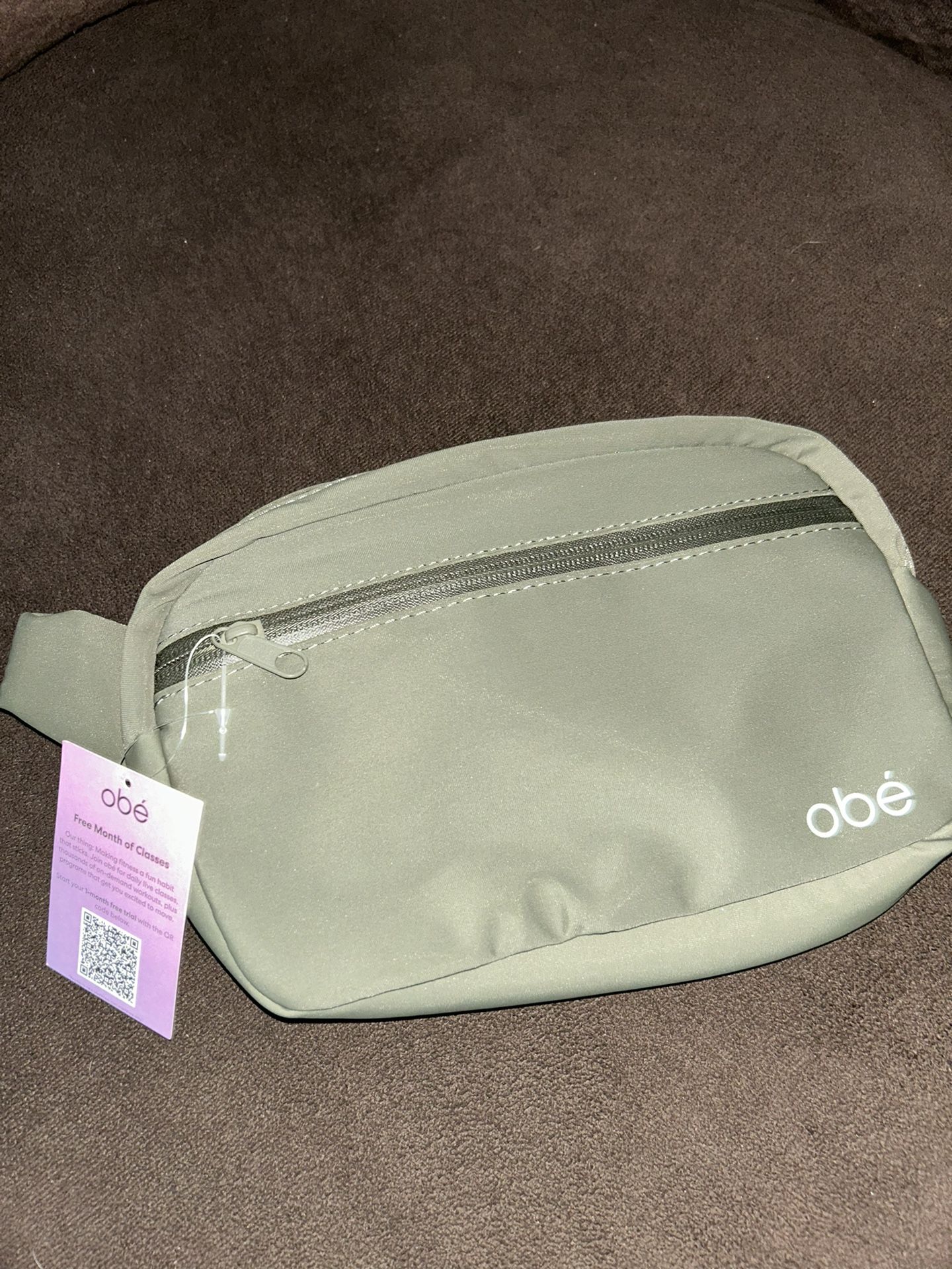 Obe Green Polyester Waist Pack Bag 