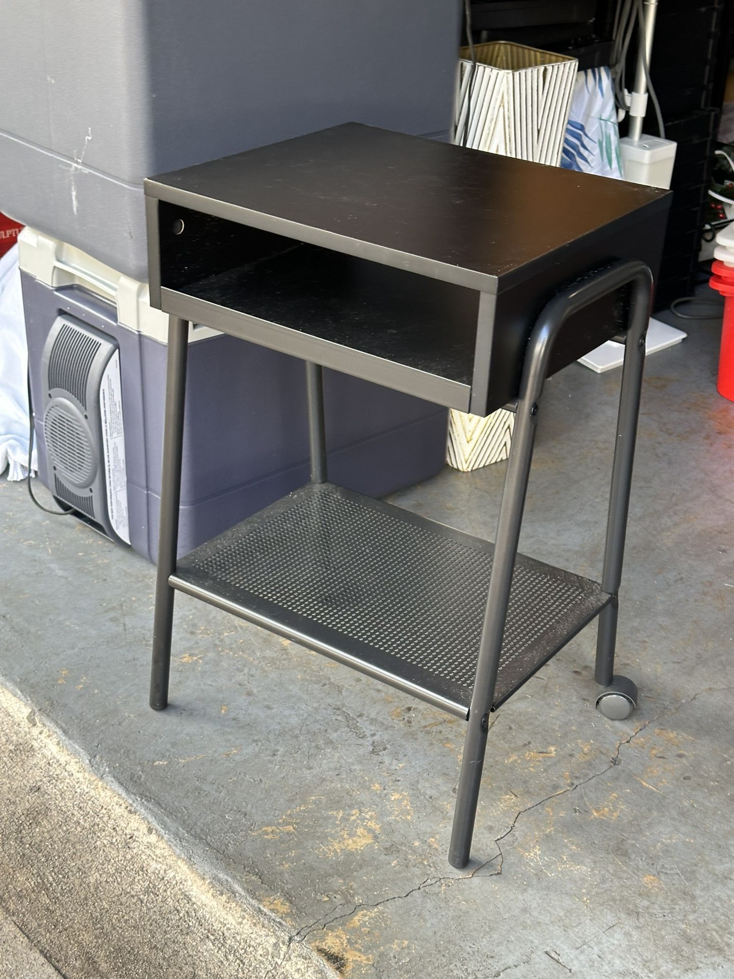 IKEA SETSKOG (1) End Table Printer Stand Night Stand 16x14 h 25.5