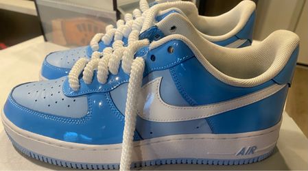 Nike Air Force 1 Low Blue Patent Leather