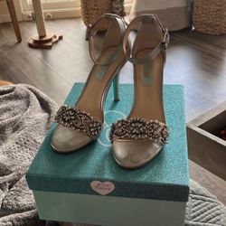 Betsy Johnson Rhinestone Heels