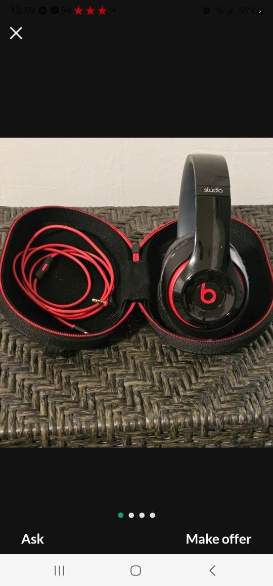 Studio Beats Wired With New Ear Pads