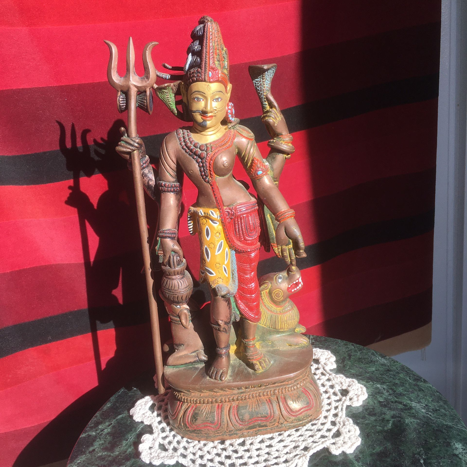 Ardhanarishvara // Shiva Parvati // Shiva Shakti // statue / murti