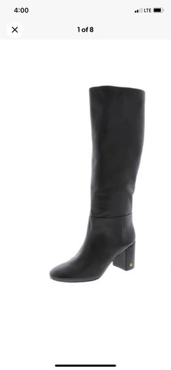 FIRM On PRICE Tory Burch Brooke Slouchy 75mm Boot Nappa Leather Perfect Black Size 6