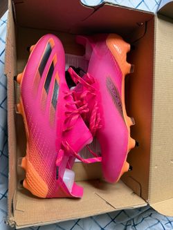 Adidas X Ghosted.1 SG Soccer Cleats Shock Pink/Screaming Orange