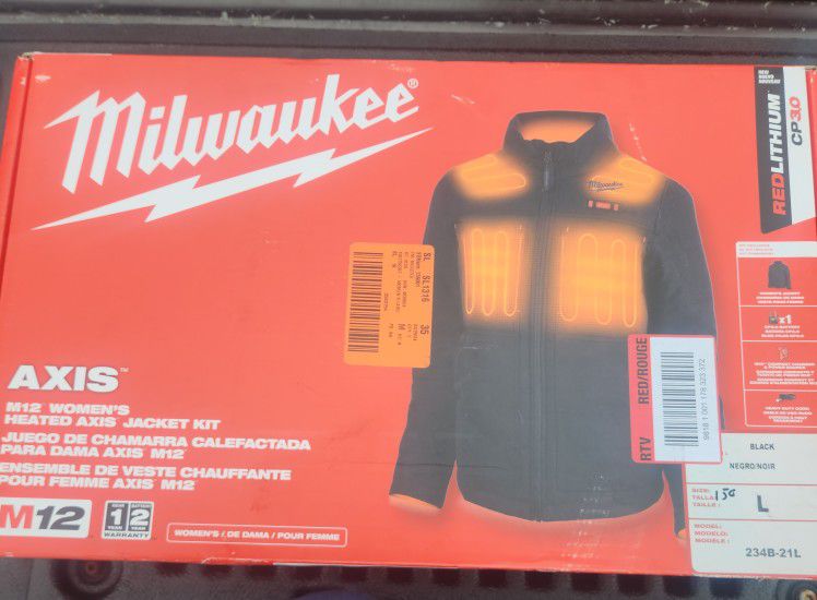 Milwaukee m12 women's axis heated jacket