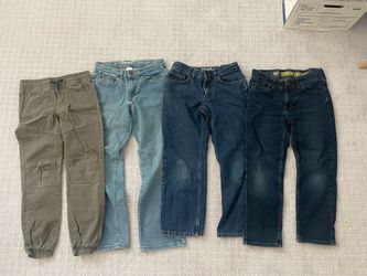 Boys Denim Pants Size 8/10 - Lot of 4 Pairs