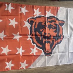 Chicago Bears Flags Size 3ftx5ft 
