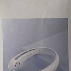 Bladeless Neck Cooler Cat-Neck Fan White 3 Speeds Model A206