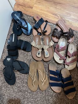 Closet clean out summer sandals