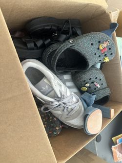 Shoes, Kid Books, Trays , Small Tent , Misc