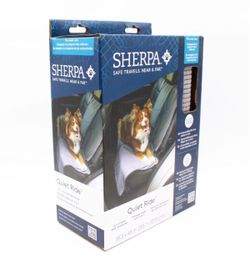 Sherpa Quiet Ride 2-in-1 Auto Seat Protector Gray Dog Car Seat Cover NIB
