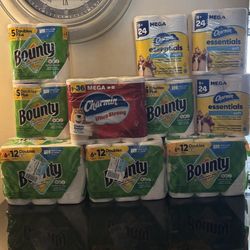 Bounty & Charmin Paper Towels 