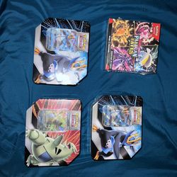 3 Sealed Evo Skies Tins And Palden Fates Booster Bundle. 
