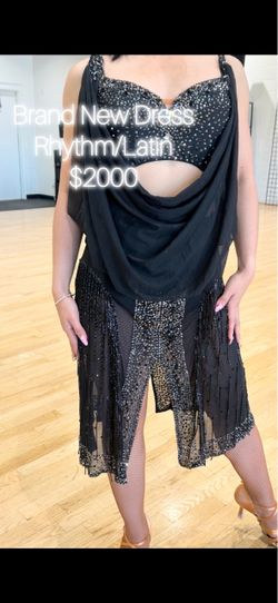 Black Rhythm Latin Ballroom Dance Dress