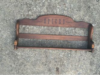 Wooden Spice Rack