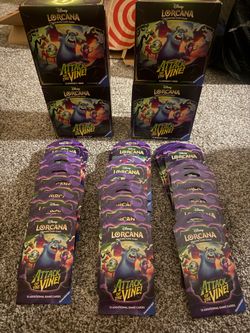 Lorcana Attack of The Vine Troves & sleeves