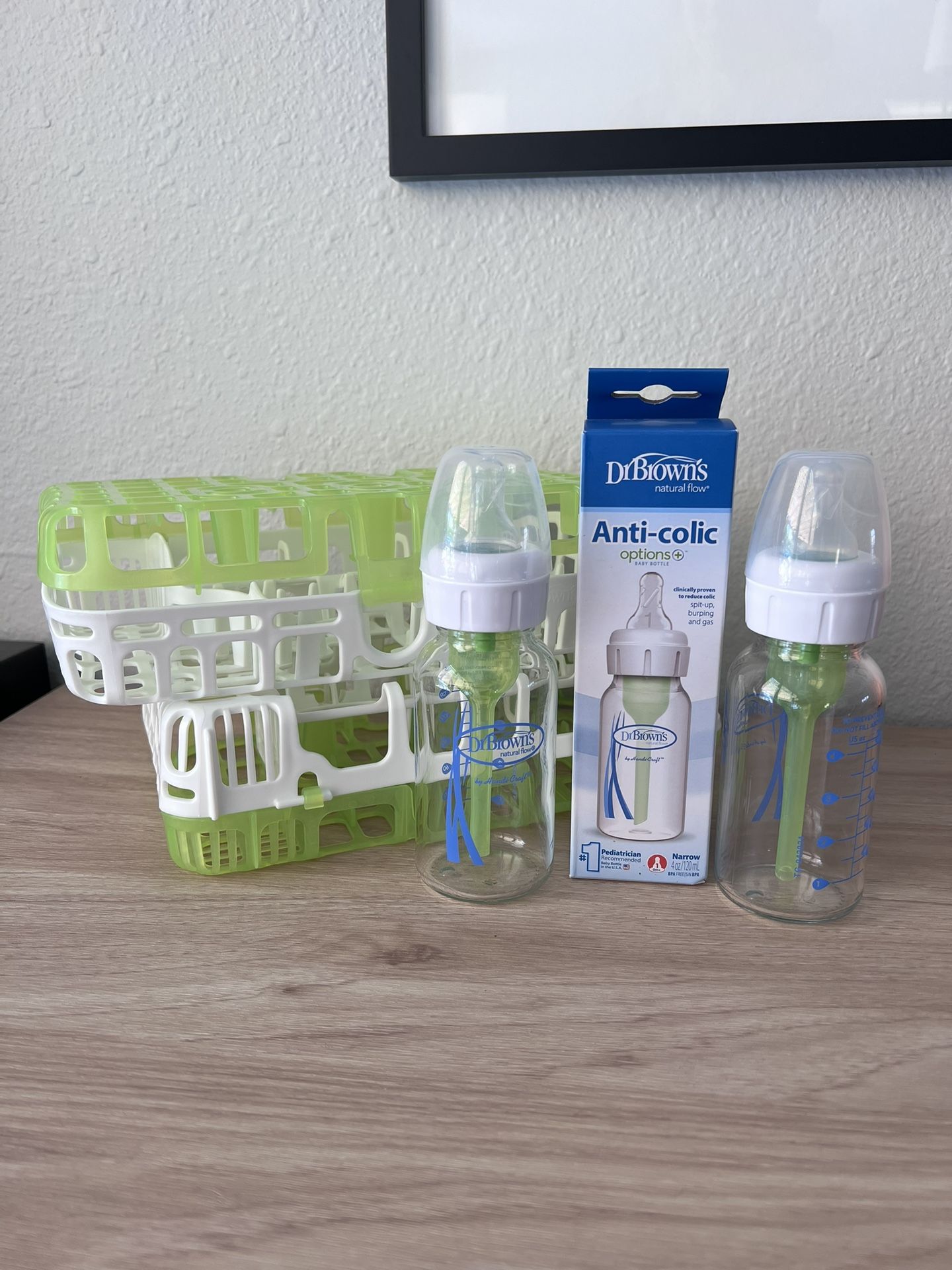Dr Browns Bottles and Dishwasher Basket