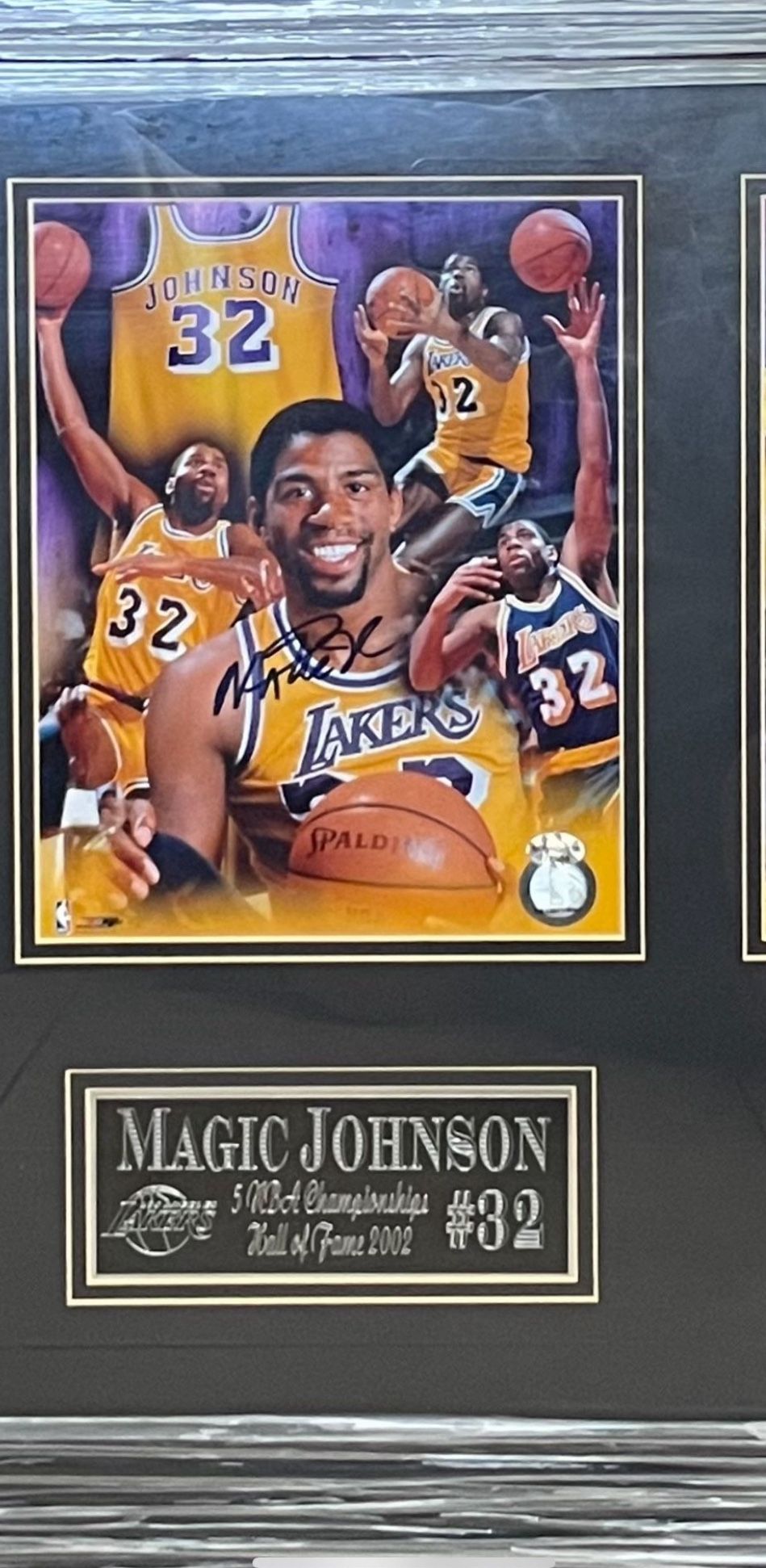Magic Johnson Lakers Plaque
