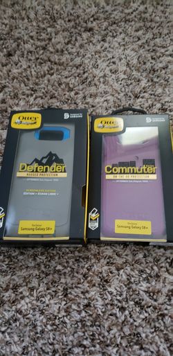 Galaxy s8 plus otter box case with clip and one without