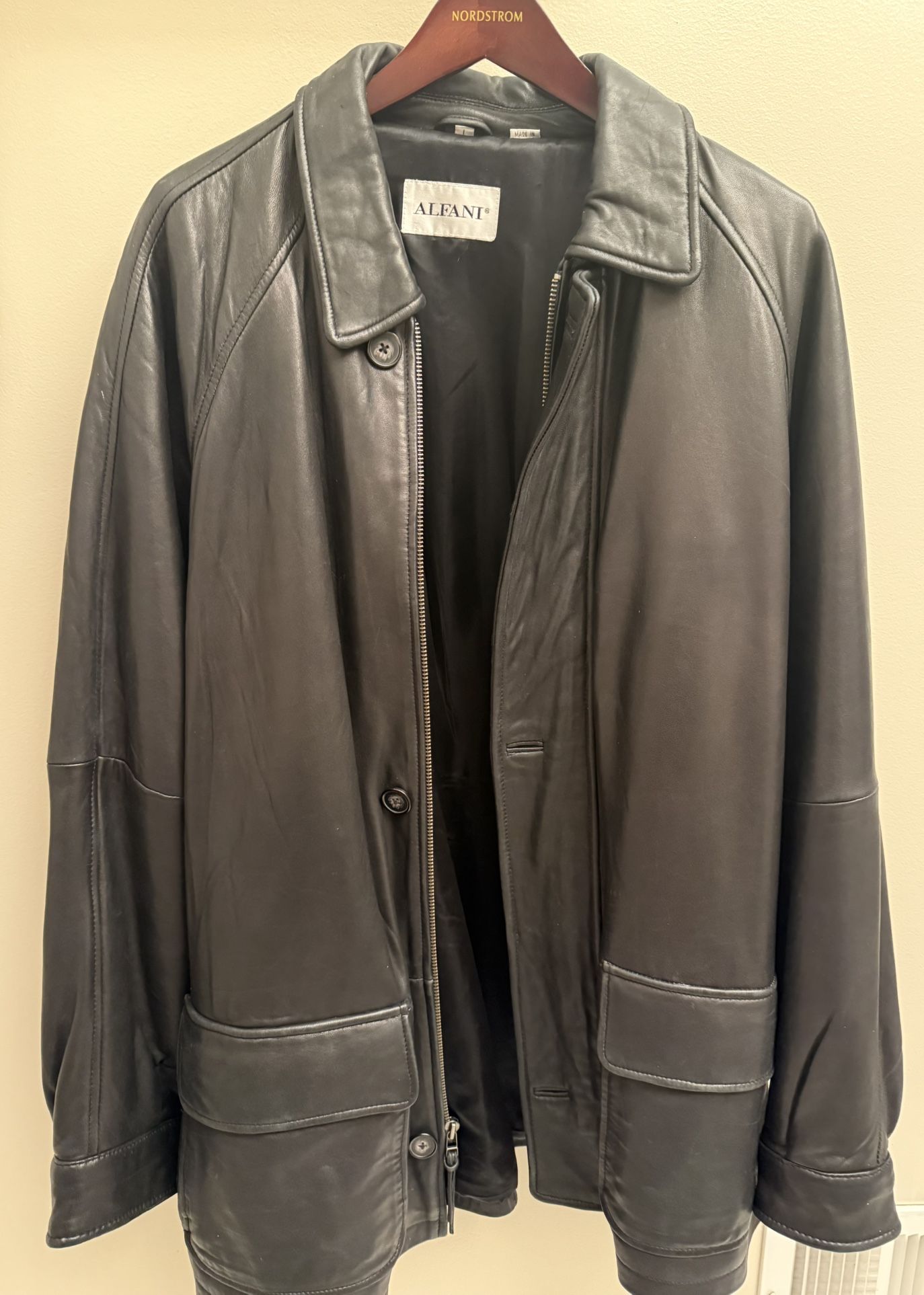 Men’s Genuine Leather Coat Jacket Sale