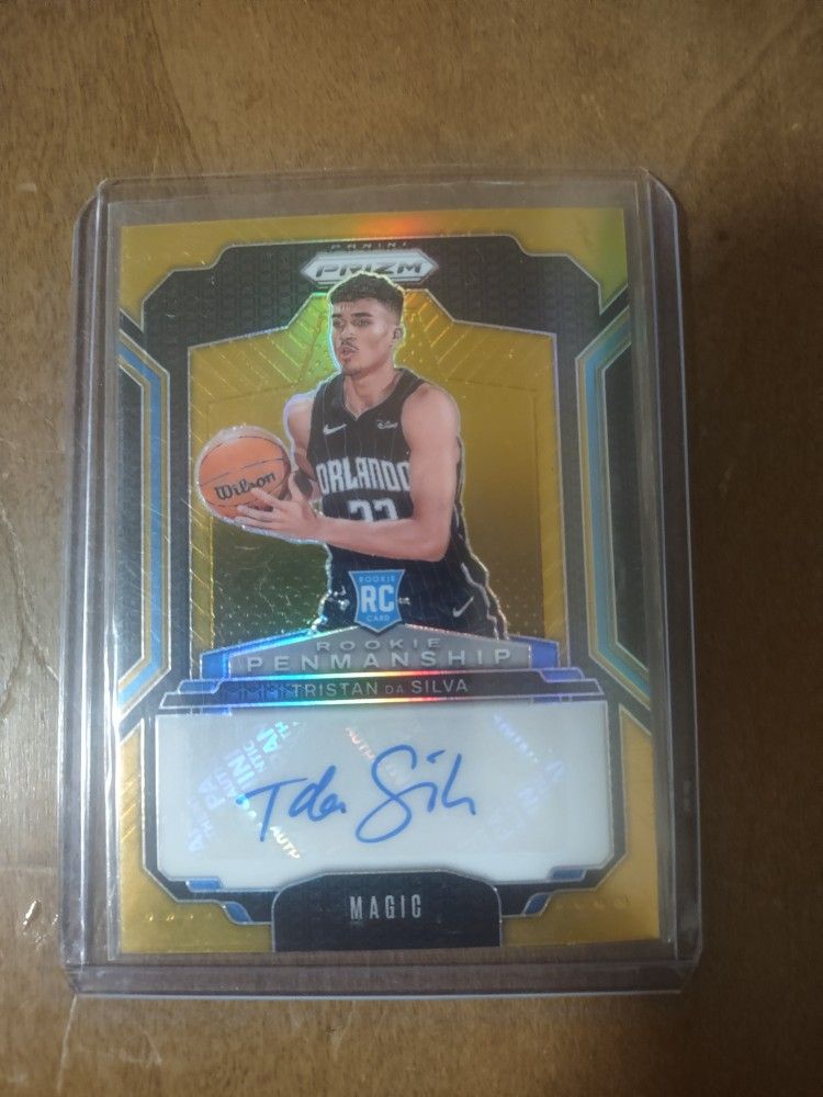 Tristan Da Silva Prizm Gold Rookie Penmanship 7/10