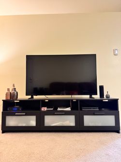 55” Insignia 4k UHD Smart Fire TV with IKEA Entertainment Stand