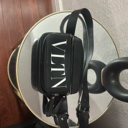 Small VLTN Leather Crossbody Bag by Valentino Garavani 