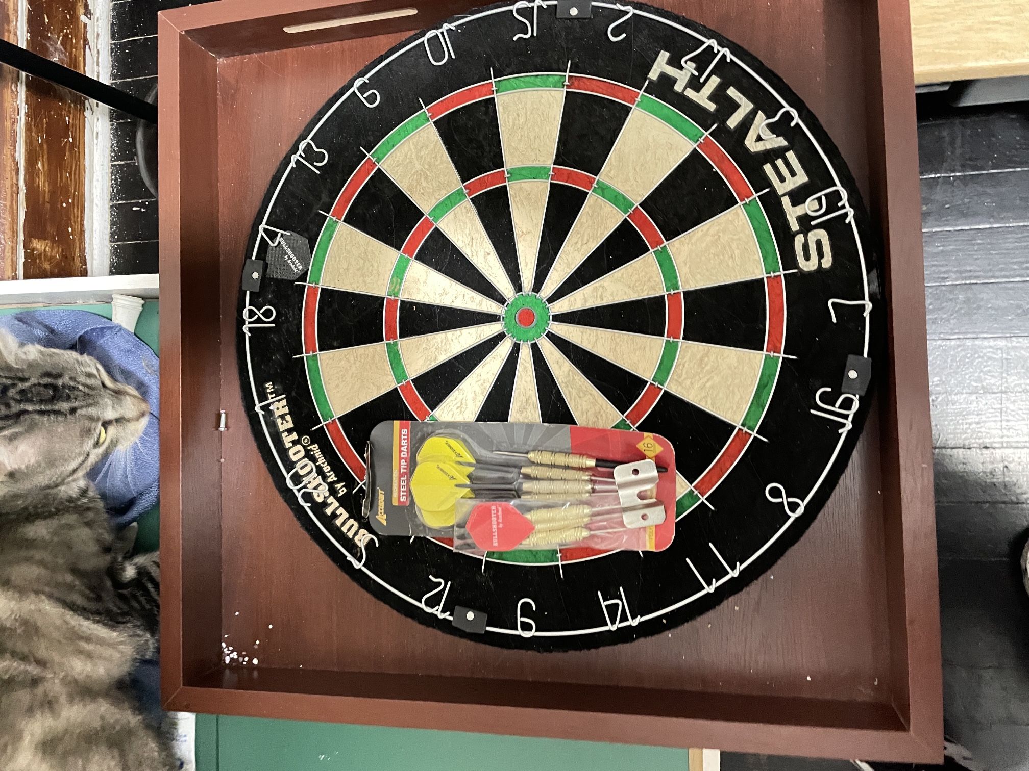 Dart Board . Like New . Open Box