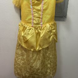 Girl Dress Size 6 Belle Dress Disney Costume