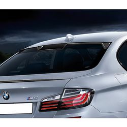 M Performance Style Carbon Rear Trunk Lip Spoiler Wing for BMW F10 5-Series  Sedan, include M5