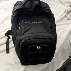 Six Pack Fitness Backpack With Cooler Bag 