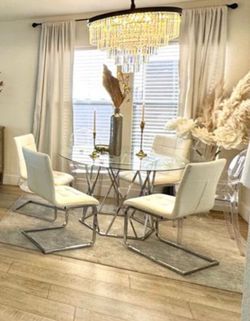 Dinning set with 4 chairs