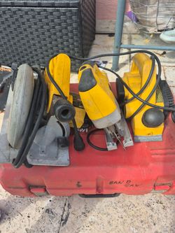 Dewalt tools saw planer and jigsaw