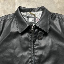 Vintage 2000’s Modern Image / Alpha Industry A-2 Leather Flight Bomber Jacket M