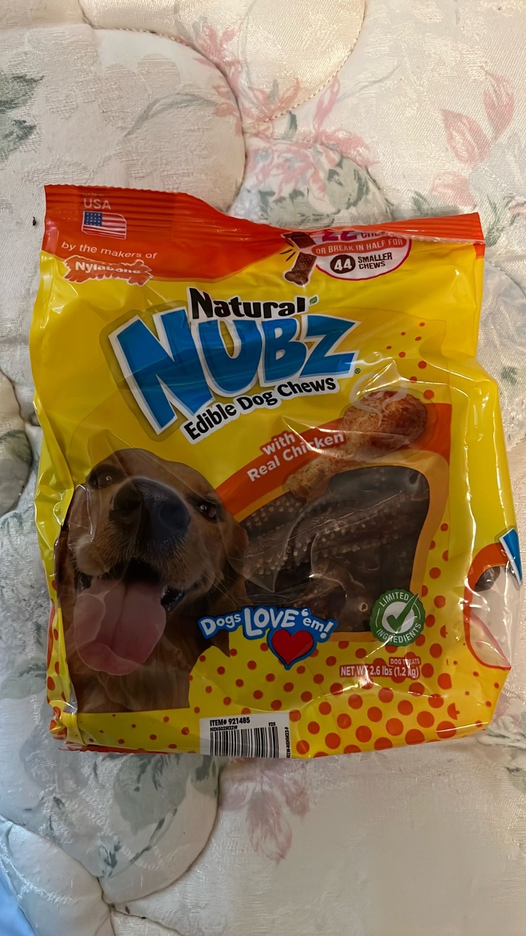 Natural Nubz edible dog treat chews - dog treats