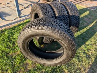 New lt 275/65/20 Goodyear trail terrain tires