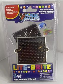 World's Smallest Lite Brite NEW