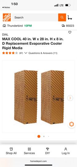 Replacement Evaporative Cooler Rigid Media