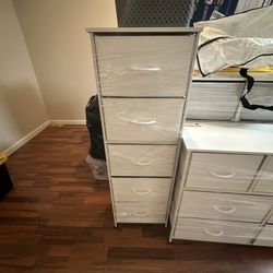 White 5 Drawer Dresser