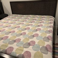 Top Quality King size bed frame (and mattress if wanted)