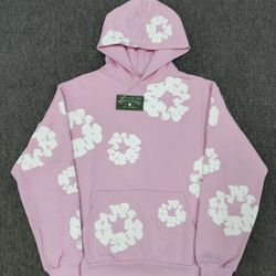 Denim Tears Pink Hoodie