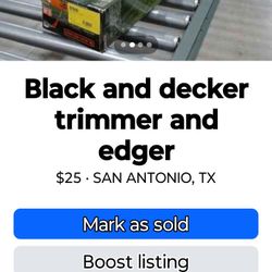 Black And Decker Electric Trimmer 