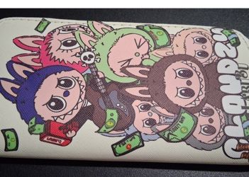 New Labubu wwallet with zipper