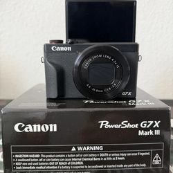 Canon G7X Mark III Camera 