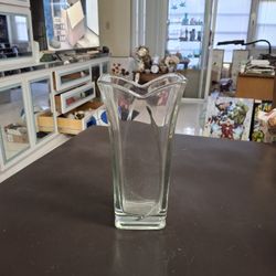 Bormioli Rocco Vinciana Modern 9" Flower Vase Made In Italy 🇮🇹  Flared Top, Elegant & Sophisticated 