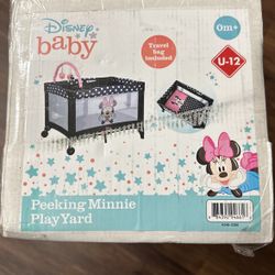 Peeking Minnie Playard Brand New Sealed Box 