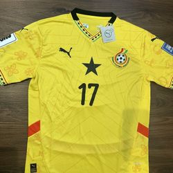 Ghana Black Stars National Team Ernest Nuamah Soccer Football Jersey