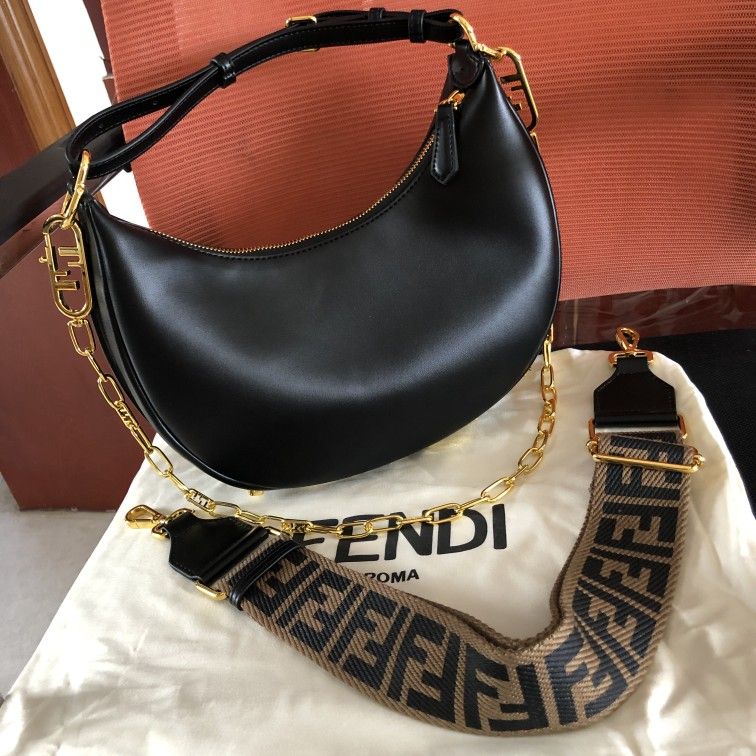 Pre-Owned Fendi graphy Small hobo bag