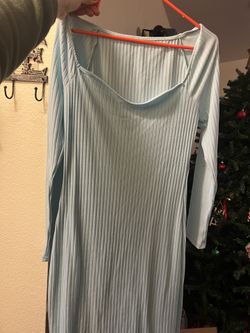 Blue Size L Blue Dress With Tags On Still 